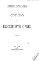 Código de procedimientos civiles