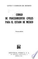 Código de procedimientos civiles para el Estado de México