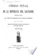 Código penal de la república del Salvador