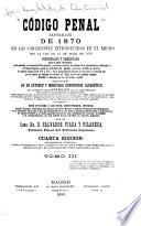 Código penal reformado de 1870