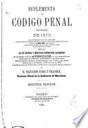 Código penal reformado de 1870