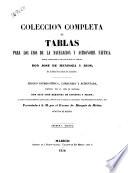 Colección completa de tablas para los usos de la navegación por Jose de Mendoza y Rios