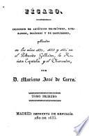 Colección de artículos dramáticos, literarios, políticos y de costumbres