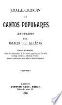 Colección de cantos populares