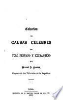 Coleccion de causas celebres contemporaneas