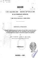 Colección de cuadros sinopticos de los principales contratos de testamentos y demas actos que constituyen la carrera notarial