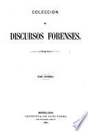 Coleccion de discursos forenses