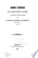 Colección de documentos inéditos del Archivo General de la Corona de Aragón