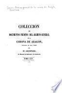 Colección de documentos inéditos del Archivo General de la Corona de Aragón