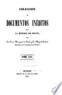 Colección de documentos inéditos para la historia de España