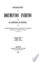 Coleccion de documentos ineditos para la historia de Espana