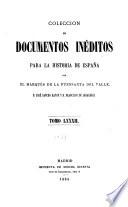 Colección de documentos inéditos para la historia de España