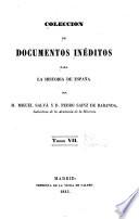 Colección de documentos inéditos para la historia de España