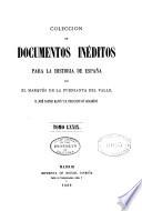 Colección de documentos inéditos para la historia de España