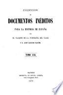 Colección de documentos inéditos para la historia de España