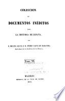Colección de documentos inéditos para la historia de España