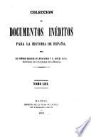 Coleccion de documentos ineditos para la historia de Espana