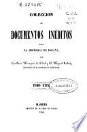 Colección de documentos inéditos para la historia de España