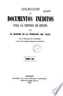 Coleccion de documentos ineditos para la historia de Espana