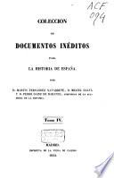 Colección de documentos inéditos para la historia de España