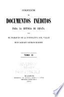 Colección de documentos inéditos para la historia de España