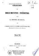 Colección de documentos inéditos para la historia de España