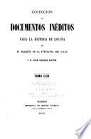 Colección de documentos inéditos para la historia de España