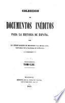 Colección de documentos inéditos para la historia de España