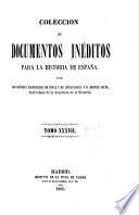 Colección de documentos inéditos para la historia de España