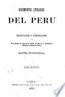 Coleccion de documentos literarios del Peru