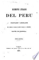 Colección de documentos literarios del Perú: poems