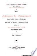Colección de entremeses
