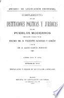 Colección de las instituciones políticas y jurídicas de los pueblos modernos