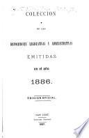 Colección de leyes, decretos, acuerdos y resoluciones