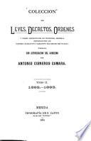 Colección de leyes, decretos, ordenes y demás disposiciones de tendencia general expedidos por los poderes legislativo y ejecutivo del estado de Yucatán