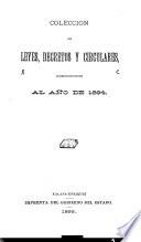 Colección de leyes, decretos y circulares