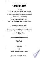 Coleccion de leyes y decretos