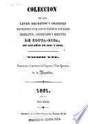 Coleccion de leyes y decretos