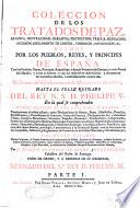 Coleccion de los tratados de paz, alianza, neutralidad,