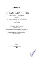Coleccion de obras arábigas de historia y geografía