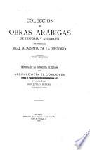 Coleccion de obras arábigas de historia y geografía