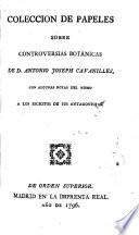 Coleccion de Papeles sobre Controversias botanicas