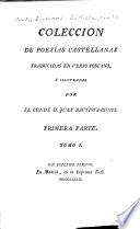 Colección de poesías castellanas tr. en verso toscano