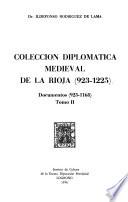 Colección diplomática medieval de la Rioja (923-1225): Documentos (923-1168)