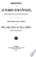 Coleccion escogida de obras no dramáticas de frey Lope Félix de Vega Carpio