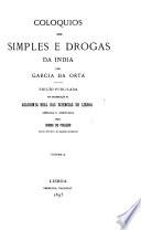 Coloquios dos simples e drogas da India v. 2, 1895