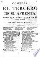 Comedia. El Tercero De Su Afrenta