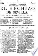 Comedia Famosa. El Hechizo De Sevilla