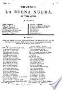 Comedia. La Buena Nuera, en tres actos