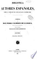 Comedias de Don Pedro Calderon de la Barca